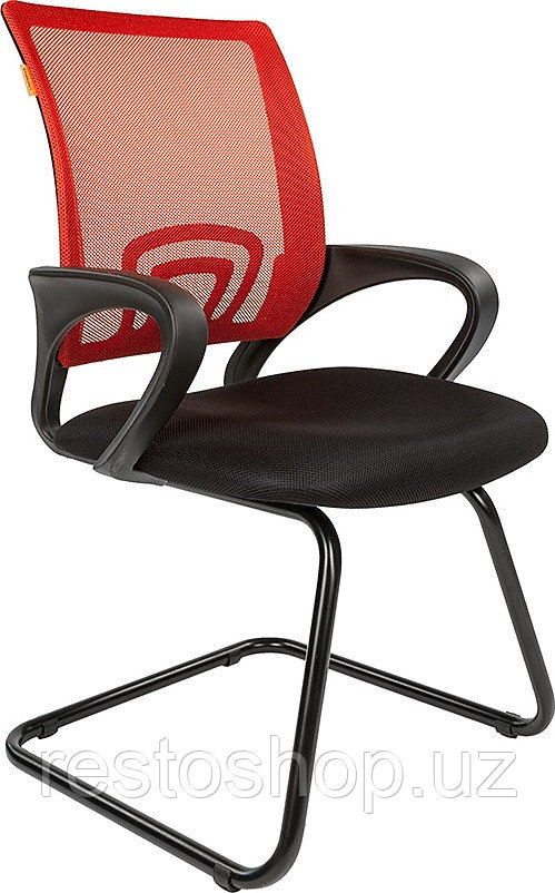 Кресло офисное Chairman 696 V, черно-красное - фото 1 - id-p112356589