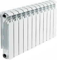 Радиатор Rifar Alum 350 (12 секций, боковое подключение)