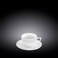 Набор из 6 кофейных чашек с блюдцами Wilmax WL-880107/6C