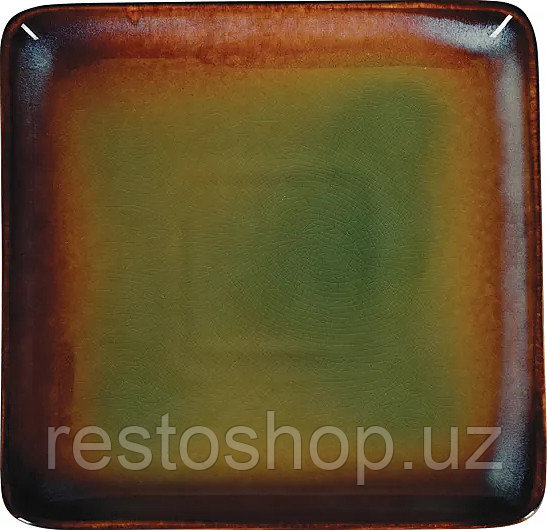 Тарелка квадратная Corone Verde HL497000 178x178 мм сине-зеленая - фото 1 - id-p112312619