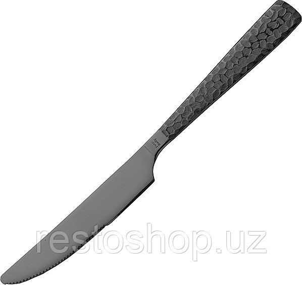 Нож столовый Pintinox Palace Martellato 1TD00003 L=21,8 см кованый черный - фото 1 - id-p112353573