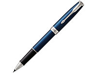Ручка-роллер Parker Sonnet Blue Subtle CT, стержень: F, цвет чернил: black, в подарочной упаковке
