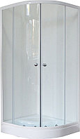 Уголок душевой Royal Bath RB HKD-T 100x100x185 см, прозрачное, белый профиль