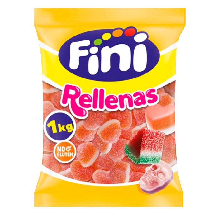Жев.мармелад "Rellenas 3Д персиковые сердечки" 1 кг  /FINI Испания/