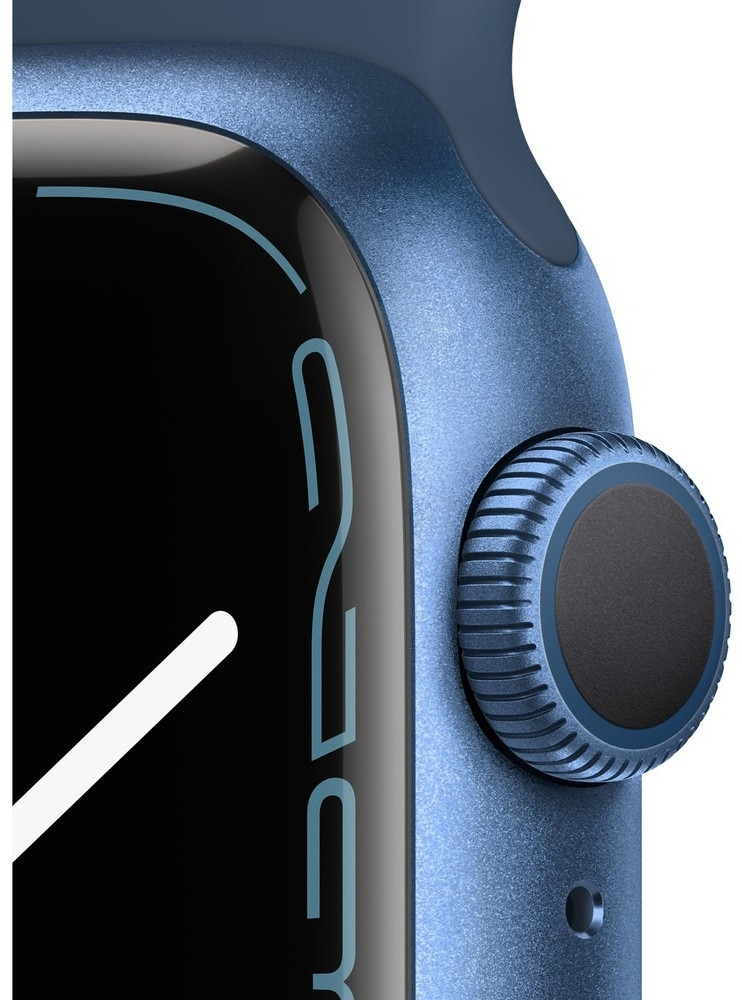 Часы Apple Watch 7 45 Blue - фото 3 - id-p112364183