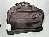 Дорожная сумка на колёсах" FILIPPINI", среднего размера. Высота 36 см, ширина 50 см, глубина 28 см., фото 4