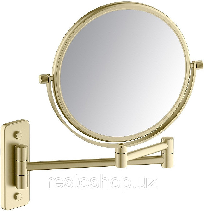 Зеркало косметическое TIMO Selene 17076/17 золотое матовое - фото 1 - id-p112311743