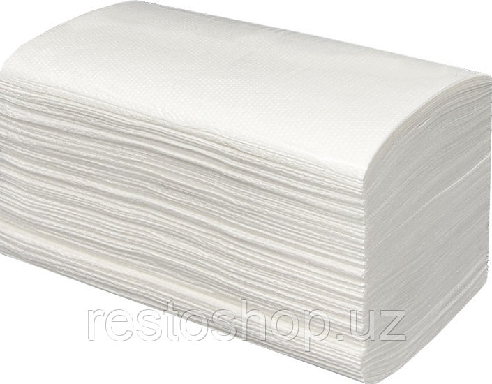 Полотенца бумажные Merida V-ТОП 4000 1-слойные, белые (20х200 листов) - фото 1 - id-p112321723