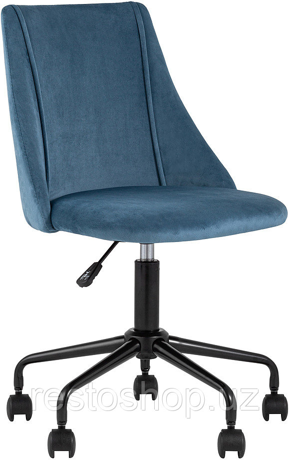 Кресло офисное Stool Group Сиана велюр синий - фото 1 - id-p112321731