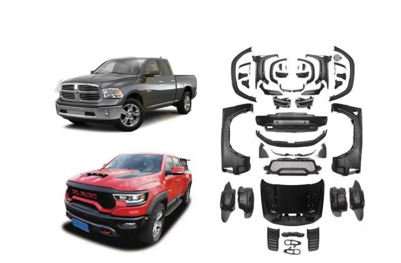 Обвес для DODGE RAM 1500 2013-2018 в RAM TRX 2019-2023+ - фото 1 - id-p112364369