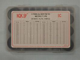 Набор уплотнительных резиновых колец NQK 8c 419