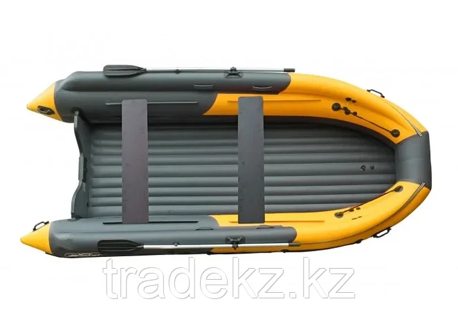 Лодка СКАТ 370 F интегрированный графит/желтый, фото 2