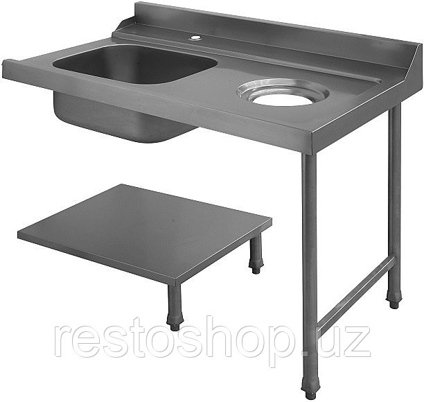 Стол для грязной посуды Elettrobar PALS 120 DX - фото 1 - id-p112298807