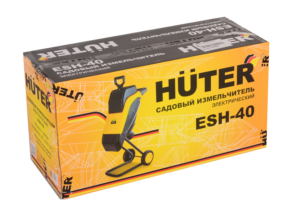 Садовый измельчитель электрический HUTER ESH-40 - фото 6 - id-p112360467