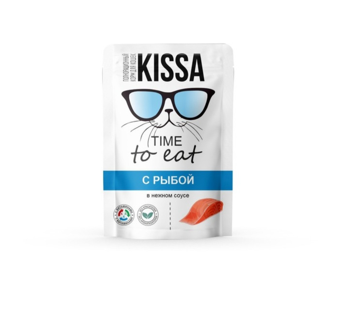 Kissa Влажный корм для кошек, рыба