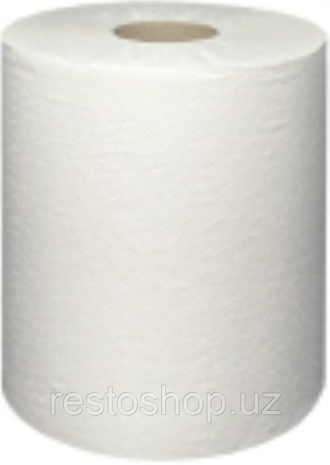Полотенца бумажные Merida ОПТИМУМ МАКСИ 1-слойные, с центр. вытяжкой, белые (6х240 м) - фото 1 - id-p112324805