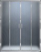 Дверь душевая Vincea Alpha VDS-3AL2160MT 160х190 см с текстурным стеклом, раздвижная, хром