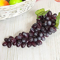 Искусственный виноград фиолетовый, 30см