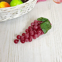 Искусственный виноград красный, 20см