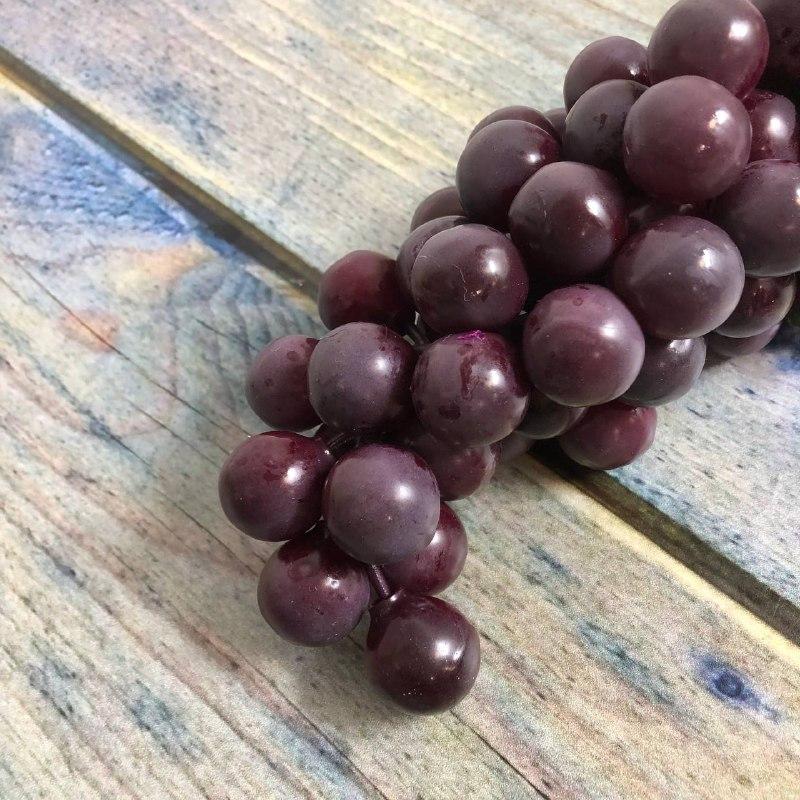 Искусственный виноград фиолетовый, 20см - фото 2 - id-p112365993