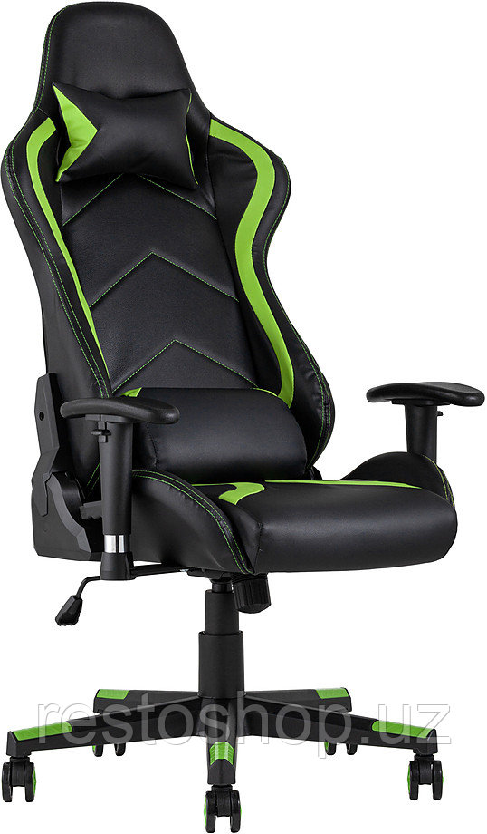 Кресло игровое TopChairs Cayenne зеленое - фото 1 - id-p112297872