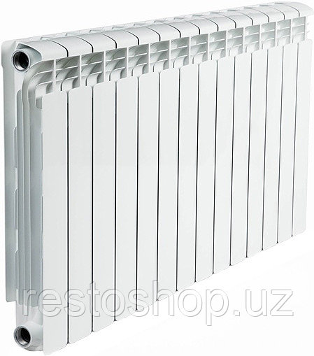 Радиатор Rifar Alum 500 (14 секций, боковое подключение) - фото 1 - id-p112297875