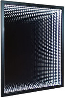 Зеркало Vincea LED VLM-2M600B 60×80 см, c подсветкой и выкл. на движения, черное