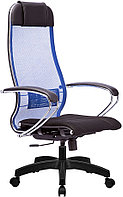 Кресло без основания Метта Комплект 3 черно-синее