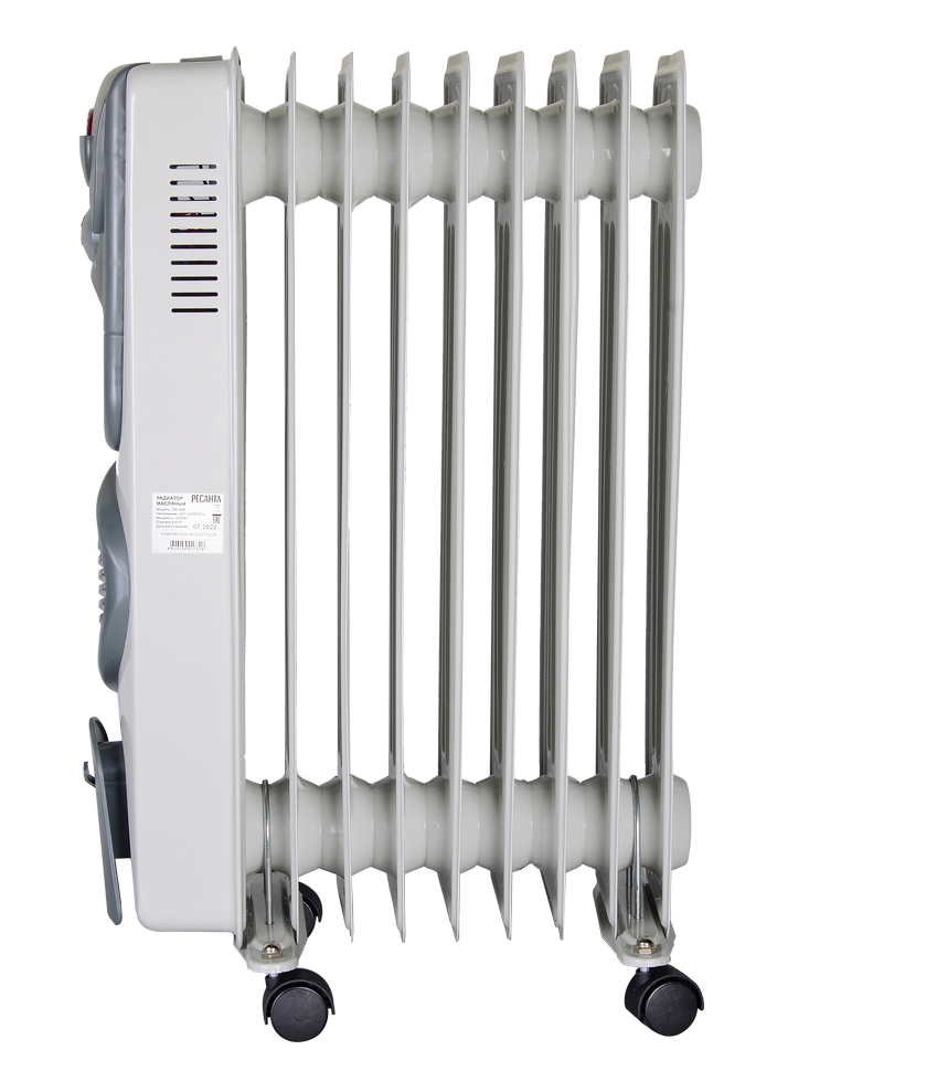 Масляный радиатор РЕСАНТА ОМ-9НВ с вентилятором - фото 5 - id-p112359553