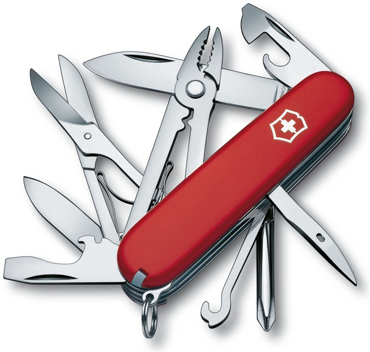 Нож Victorinox Deluxe Tinker 1.4723 красный - фото 1 - id-p112366607