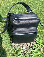 Кожаная мужская сумка -барсека, фото 3