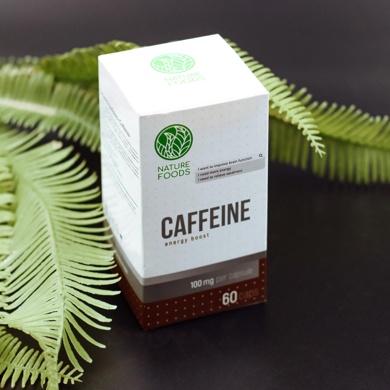 Nature Foods - Caffeine 100mg 60капс/60порций