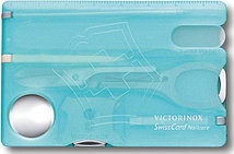 Мультитул Victorinox SwissCard Nailcare 0.7240.T21 голубой