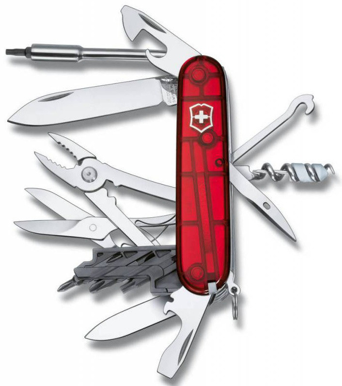 Нож Victorinox CyberTool M 1.7725.T красный - фото 1 - id-p112366963