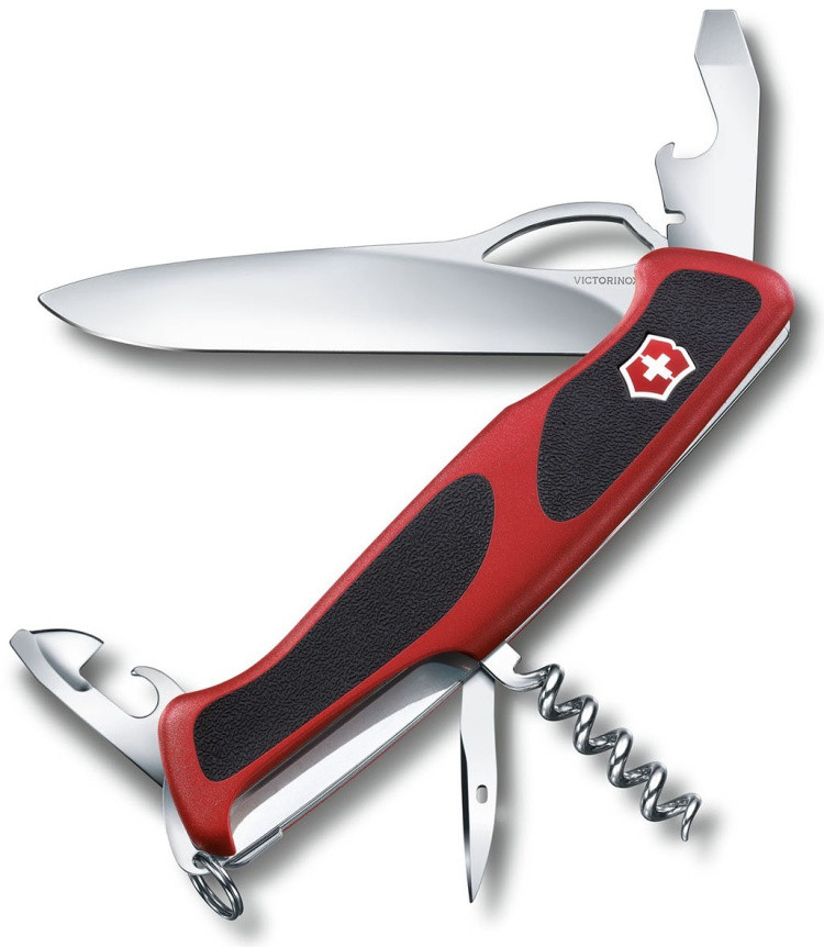 Нож Victorinox Ranger Grip 61.821.X 0.9553.MC красный - фото 1 - id-p112366993