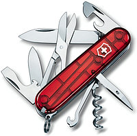 Нож Victorinox Climber Translucent 1.3703.T красный