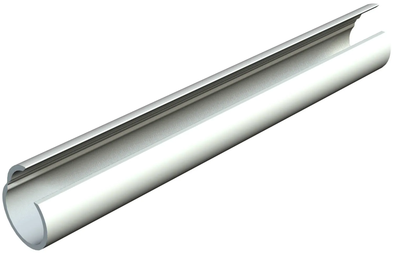 Труба пластиковая жесткая Quick-Pipe, IP 44, M20, св серый, длина 2 м - фото 1 - id-p112367031