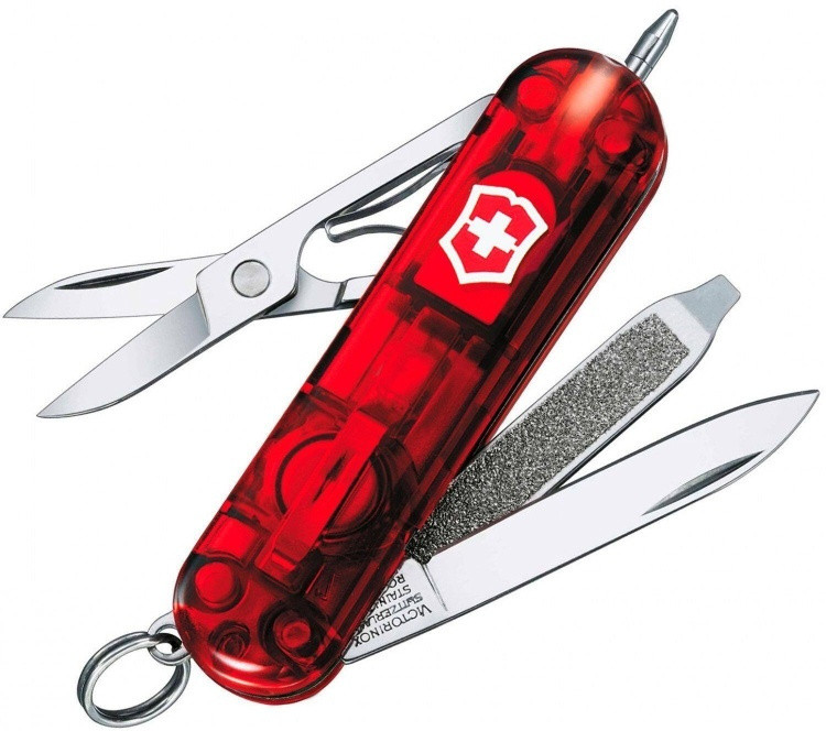 Нож Victorinox Signature Lite 0.6226.T красный - фото 1 - id-p112367030