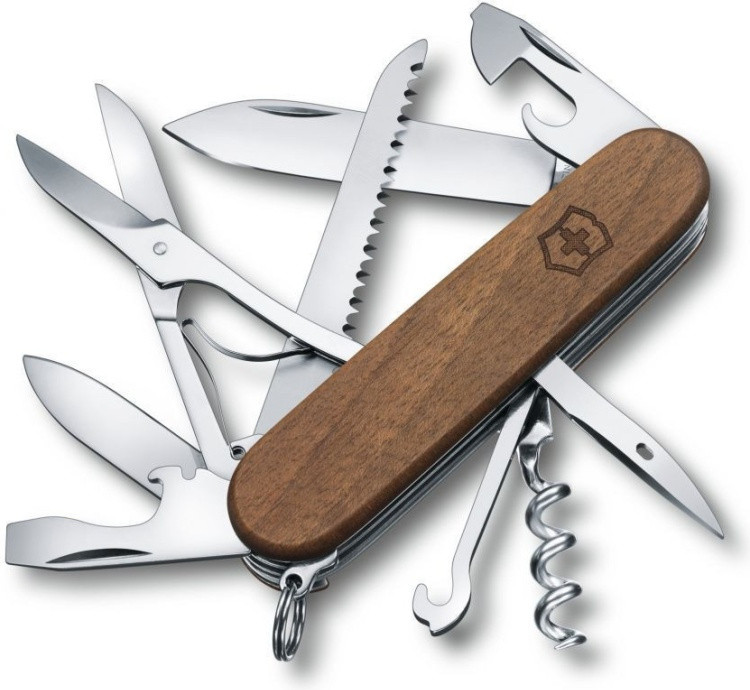 Нож Victorinox Huntsman Wood 1.3711.63 коричневый - фото 1 - id-p112367052