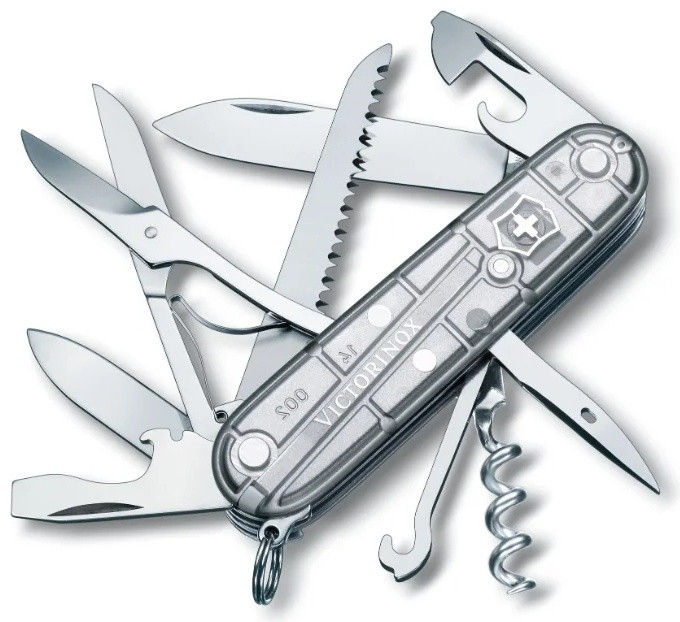Нож Victorinox Huntsman 1.3713.T7 серебристый - фото 1 - id-p112367162