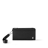 Бумажник Мужской Louis Vuitton Zippy Dragonne черного цвета
