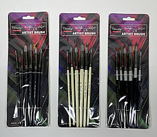 Набор художественных кистей chivalry колонок 3 видов