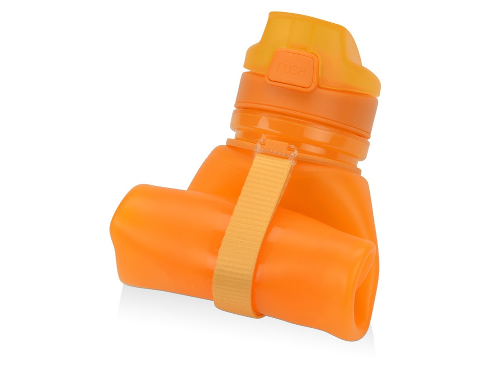 Складная бутылка Твист 500мл, оранжевый - фото 3 - id-p112368467