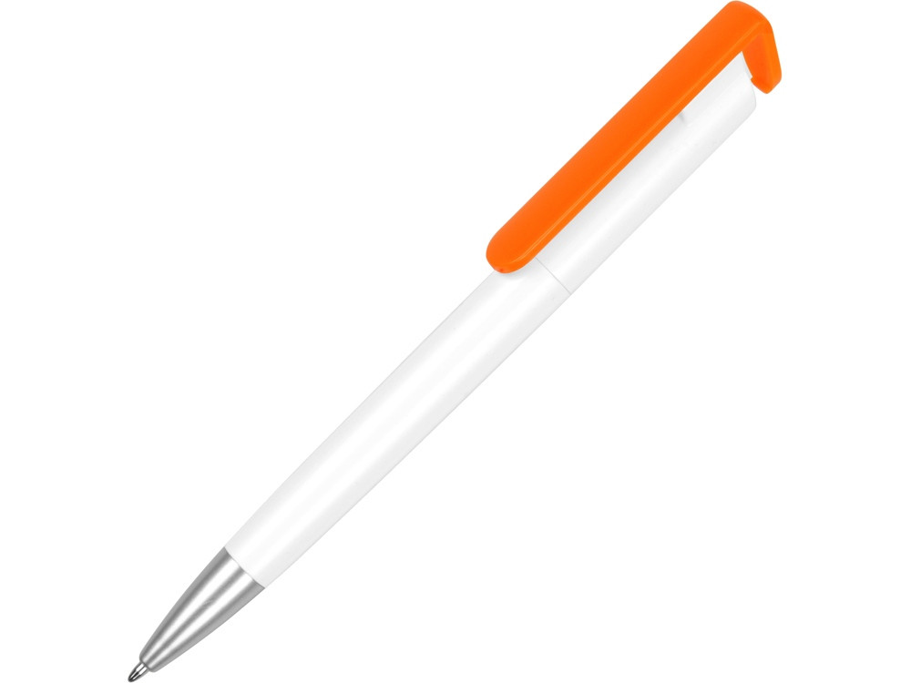 Ручка-подставка Кипер, белый/оранжевый - фото 1 - id-p112368579
