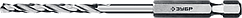Сверло по металлу, хвостовик НЕХ-1/4″, сталь Р6М5 серия «ПРОФЕССИОНАЛ»