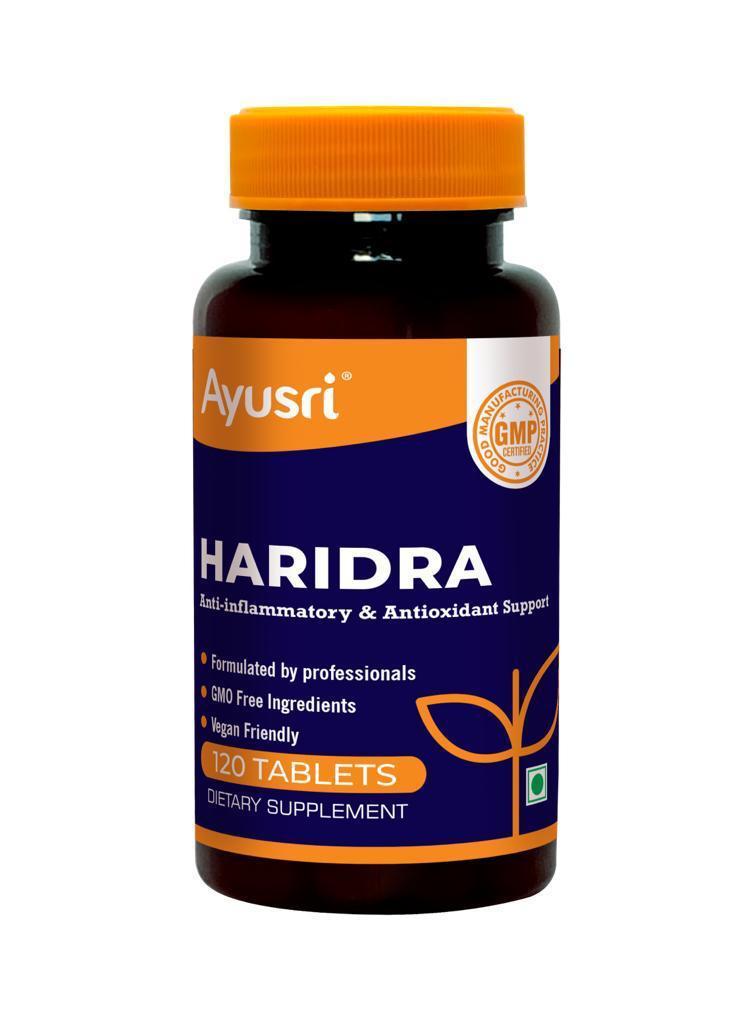 Харидра - природный антибиотик (Haridra AYUSRI), 120 таблеток. - фото 1 - id-p112371542