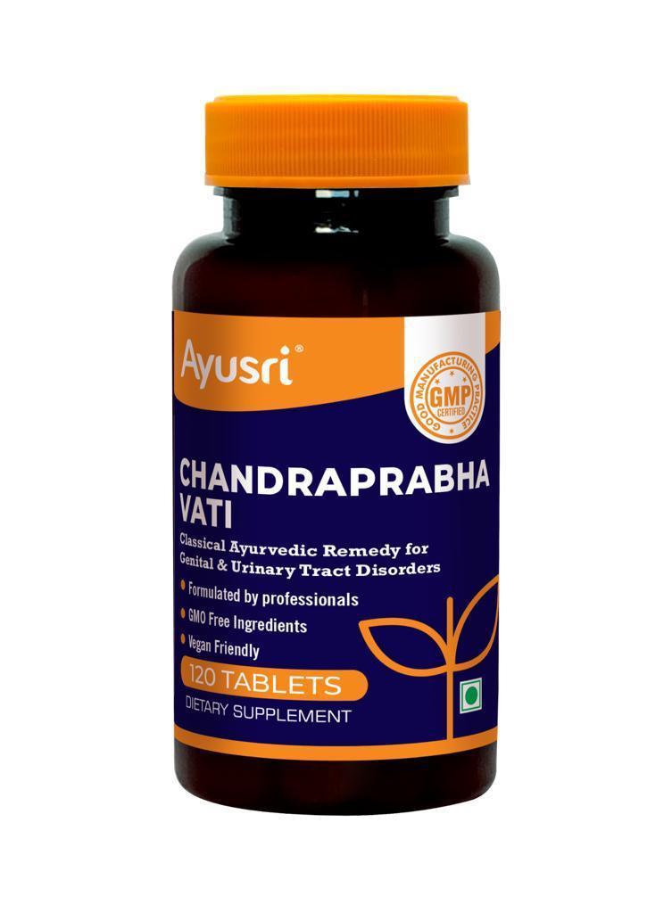 Чандрапрабха для мочеполовой системы (Chandraprabha vati AYUSRI), 120 таб леток.