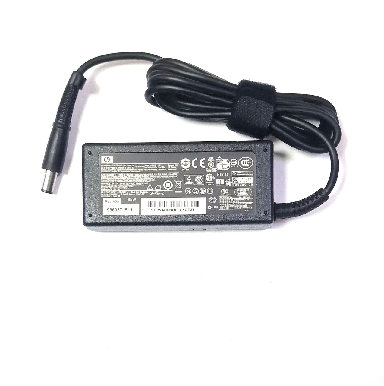 Блок питания HP Compaq CQ58, Probook 450 G1 g2, Pavilion G6 G7, DV7 DV6 DV5 DV4 65W 18.5V 3.5 А 7.4x5.0мм
