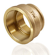 Jalğastırğış/Муфта переходная латунь 3/8"*1/4" внутр. резьба ТИМ (10/450)