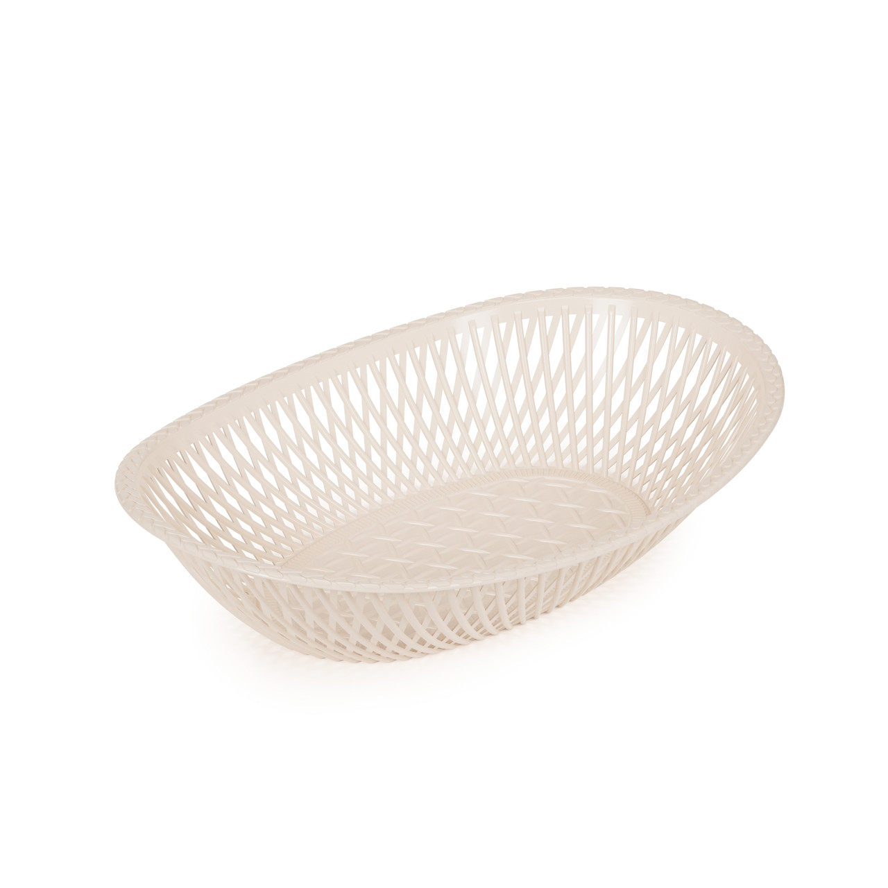 Сухарница средняя овальная (бежевый) Альтернатива пласт, фото 1